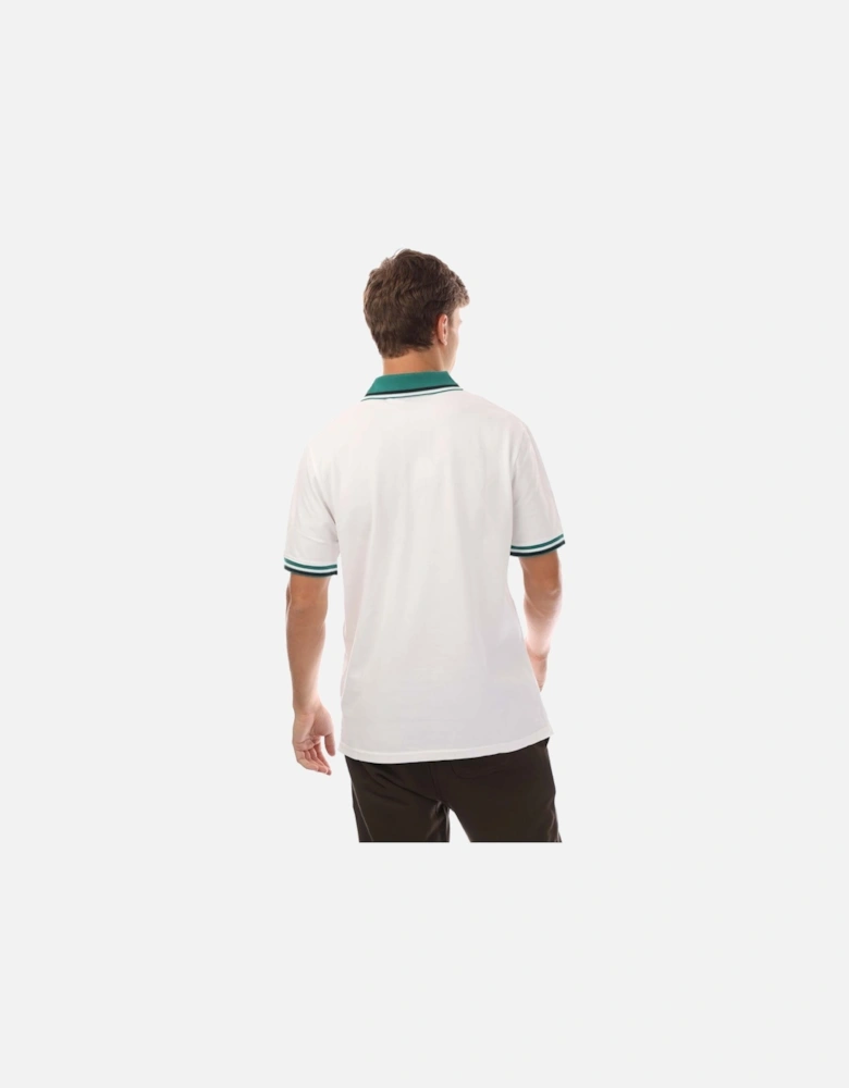 Embroidered Tipped Polo Shirt