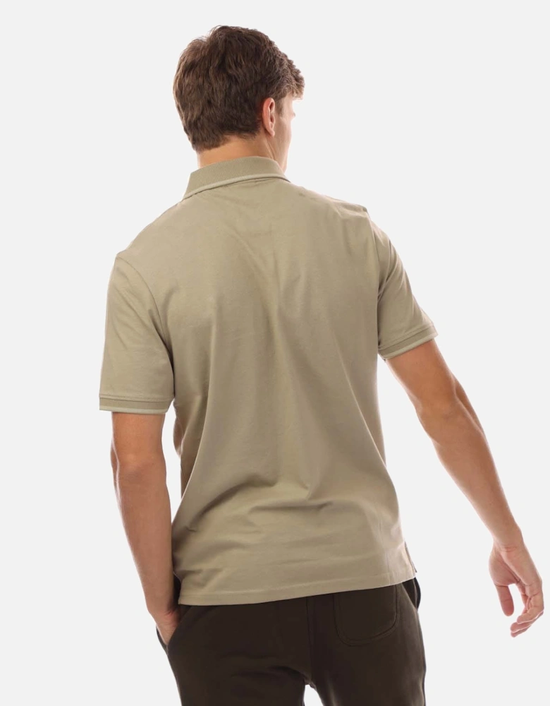 Tonal Tipped Polo Shirt