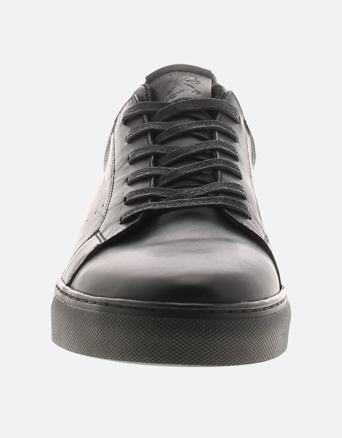 Mens Skate Shoes Trainers Bronx Leather Lace Up black UK Size