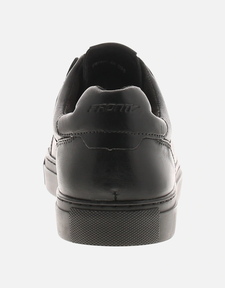 Mens Skate Shoes Trainers Bronx Leather Lace Up black UK Size