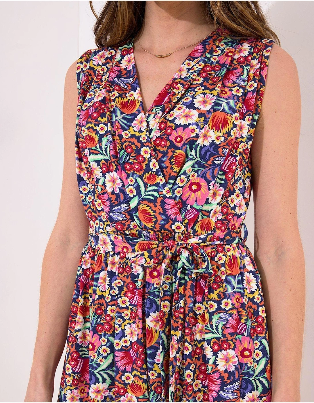 Betsy Floral Jersey Dress - Multi
