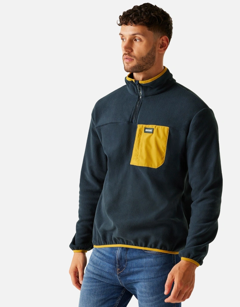 Mens Frankie Half Zip Fleece Top
