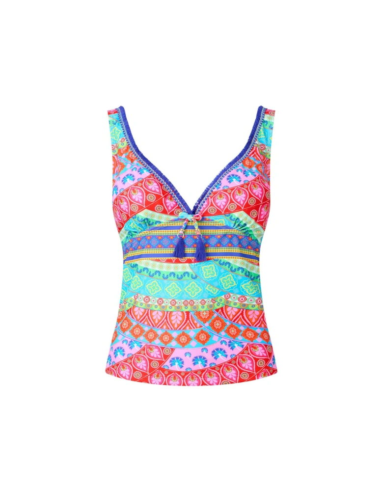 Cala Carbo Bay Tankini Top - Multi