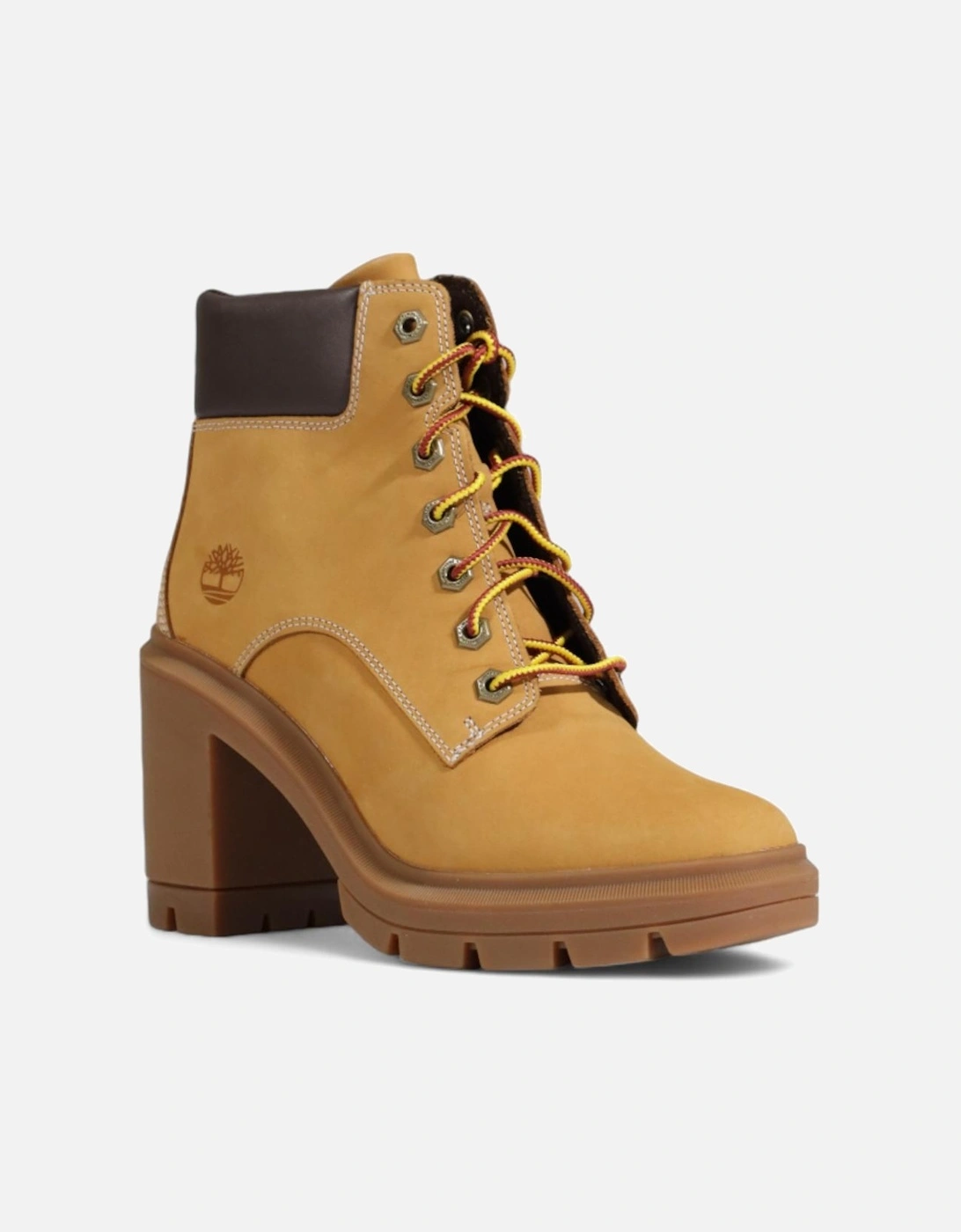 Beige Leather and Fabric Ankle Boots with Rubber Sole Women