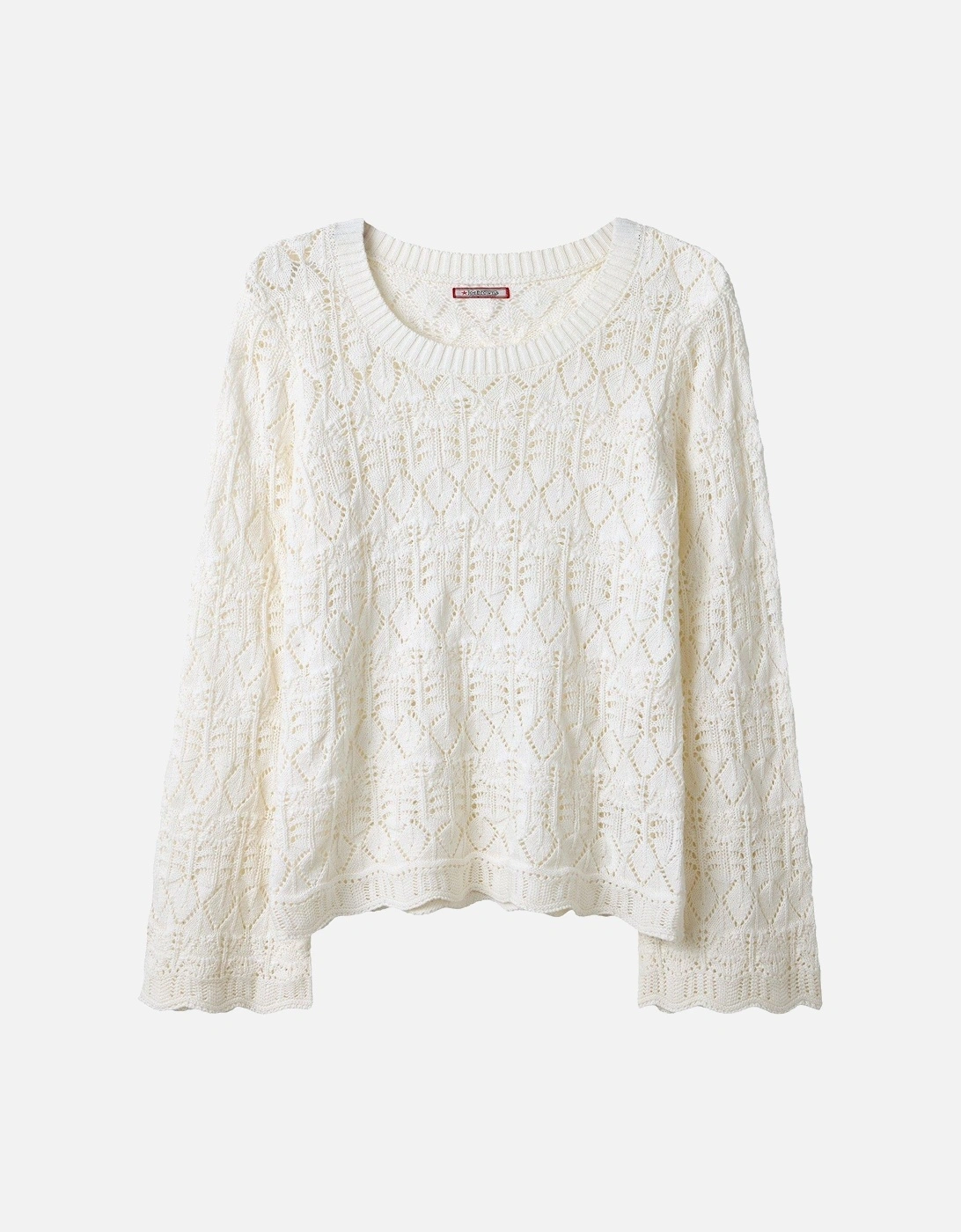 Simply Summer Open Knit Jumper - Cream