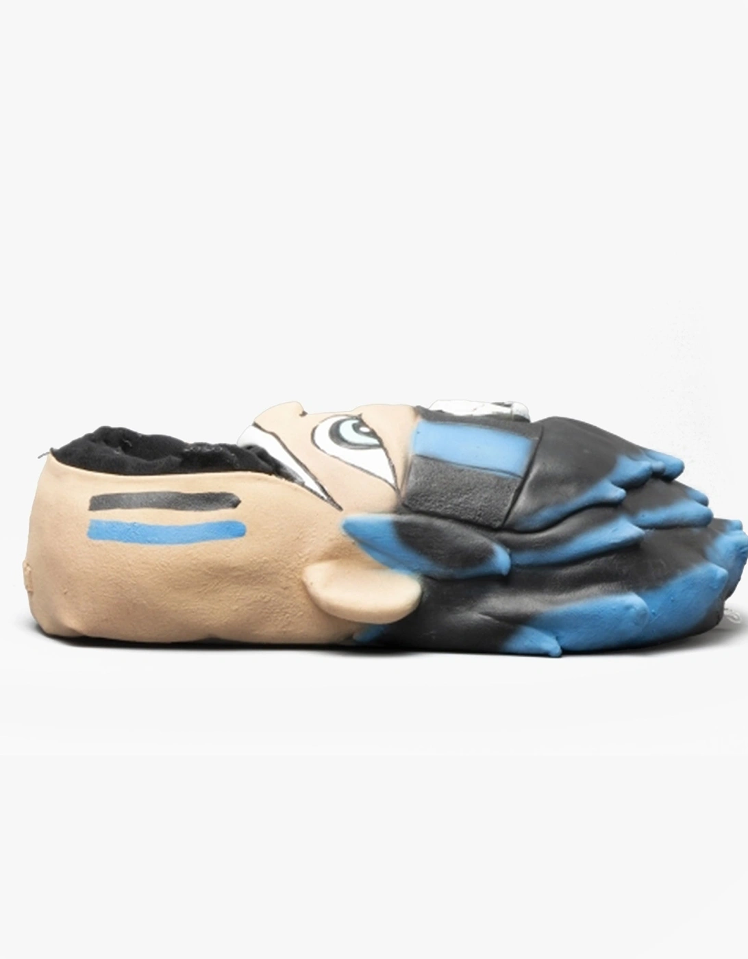 IURY Mens Slippers Black/Blue, 6 of 5