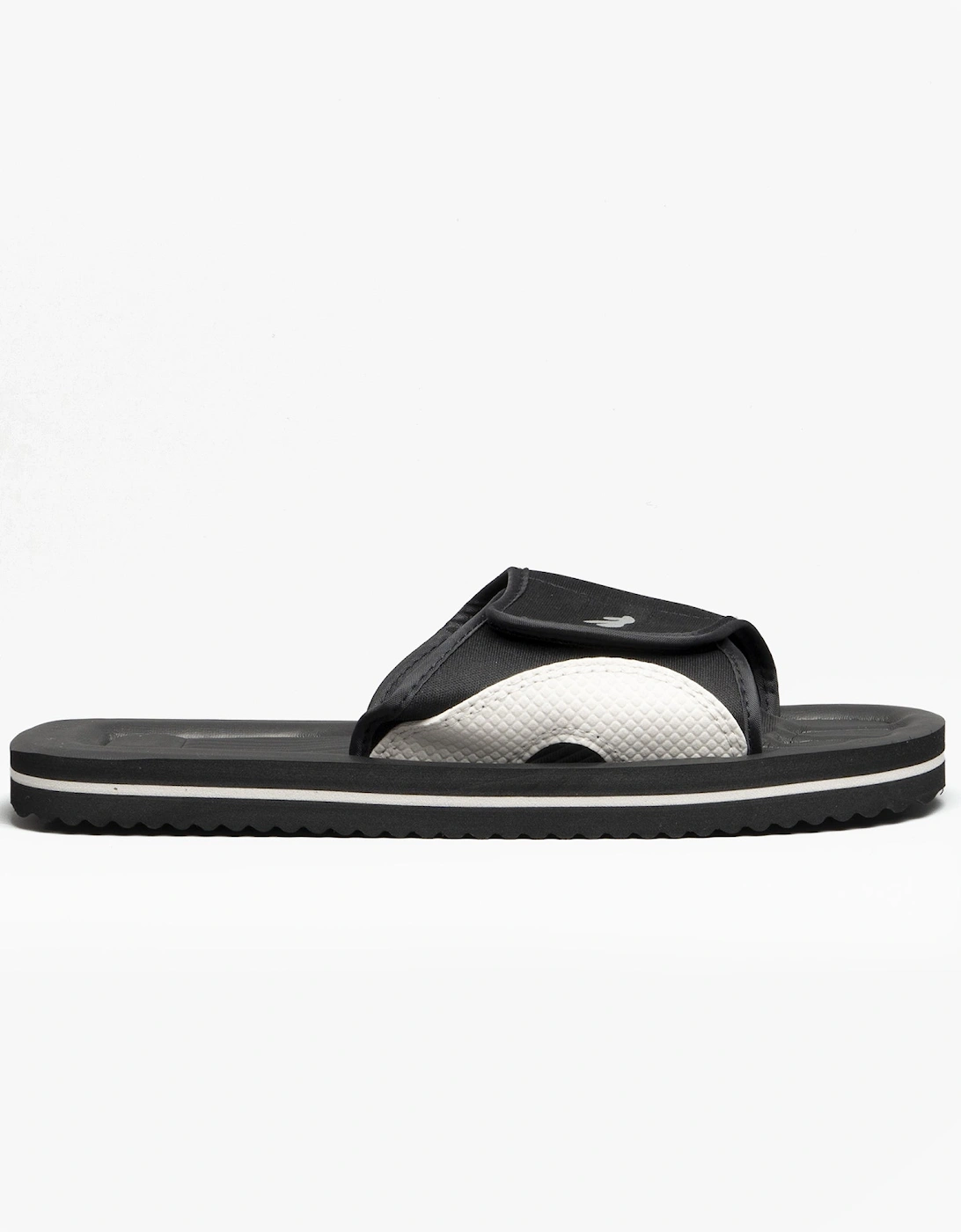 M275A Unisex Touch Fasten Strap Beach Sliders Black, 7 of 6