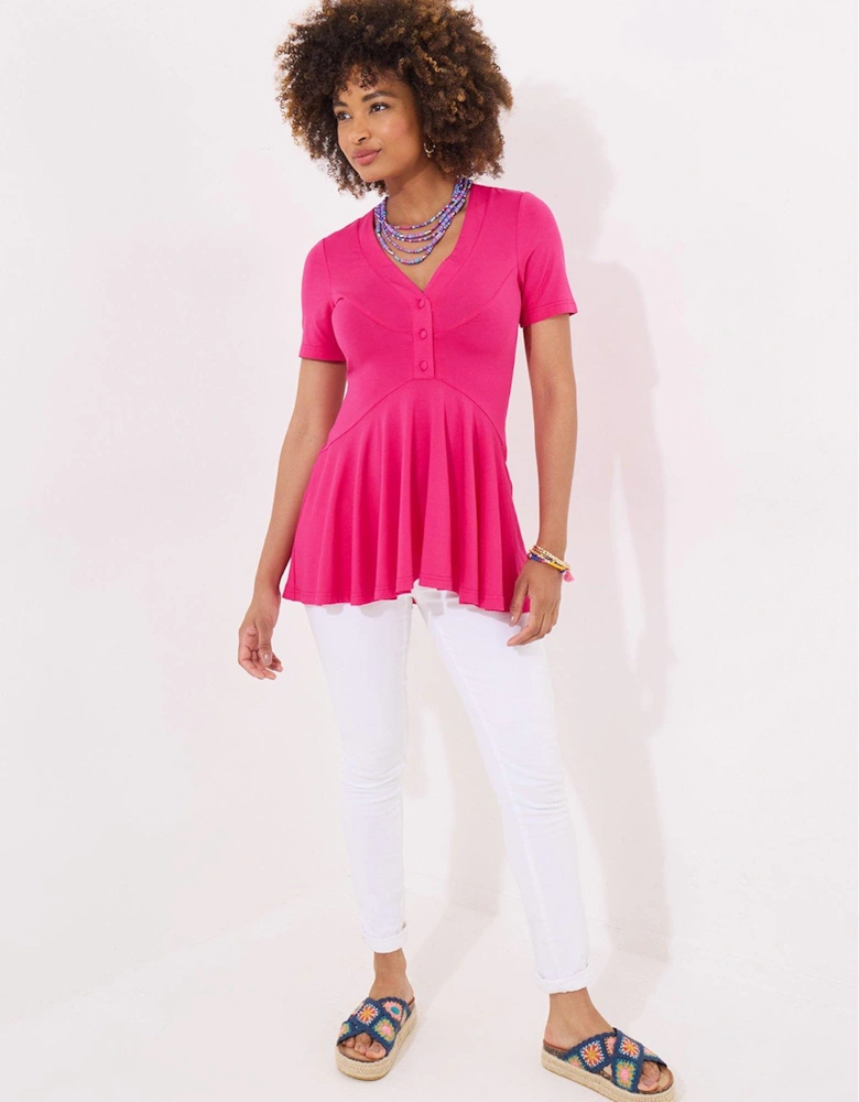 Elsie Jersey Tunic - Pink