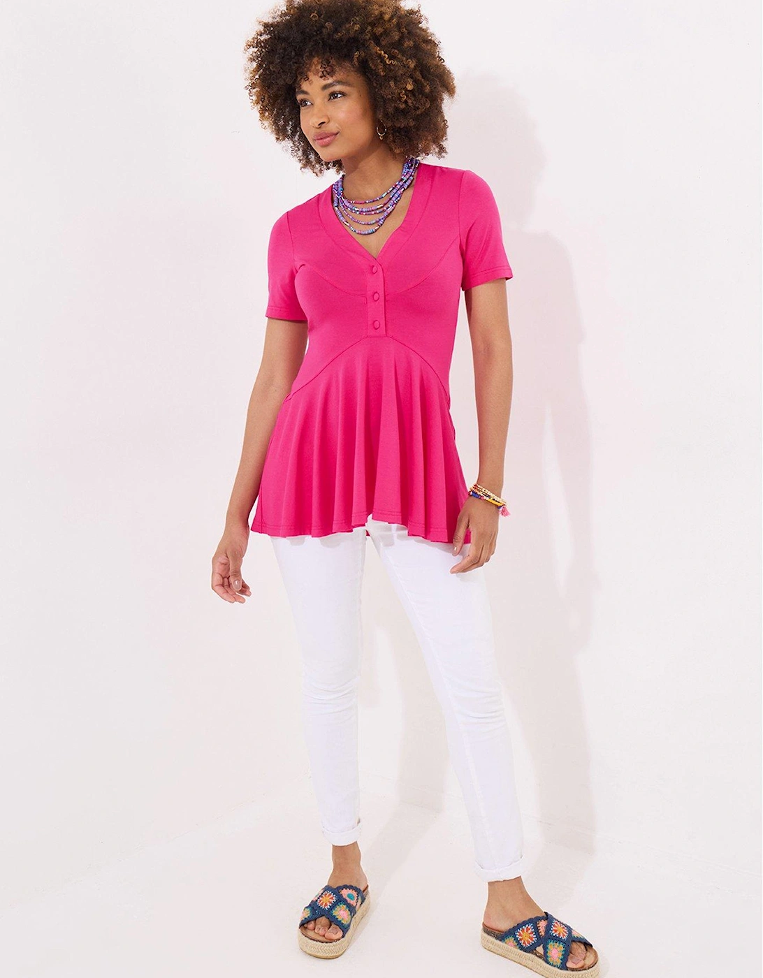 Elsie Jersey Tunic - Pink