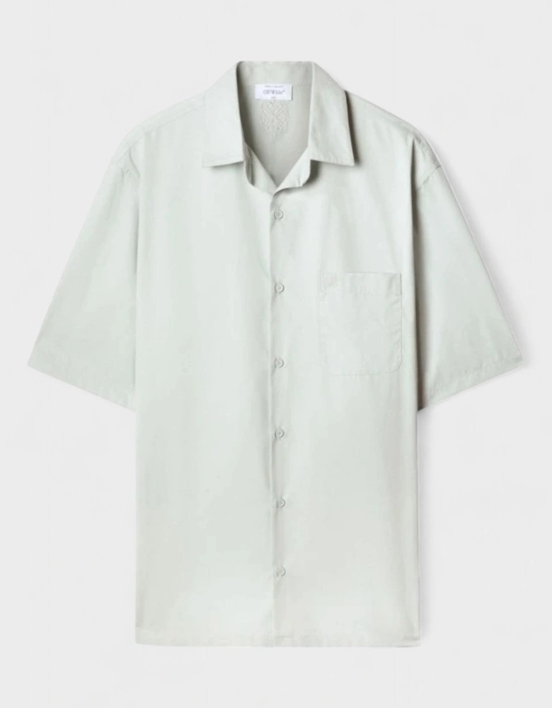 Heavy Cotton Bowling Shirt Arctic Ice Blue