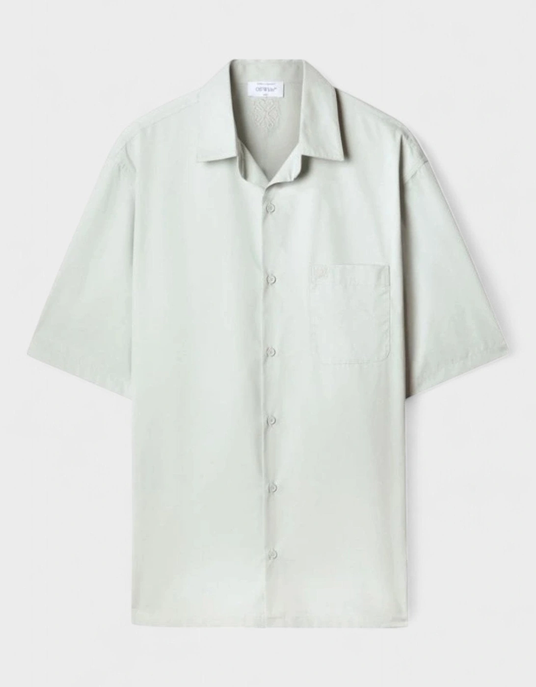 Heavy Cotton Bowling Shirt Arctic Ice Blue, 4 of 3