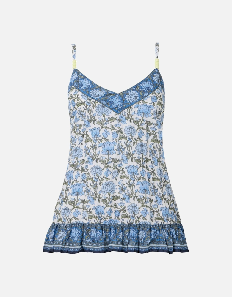 Skies Printed Cami - Blue