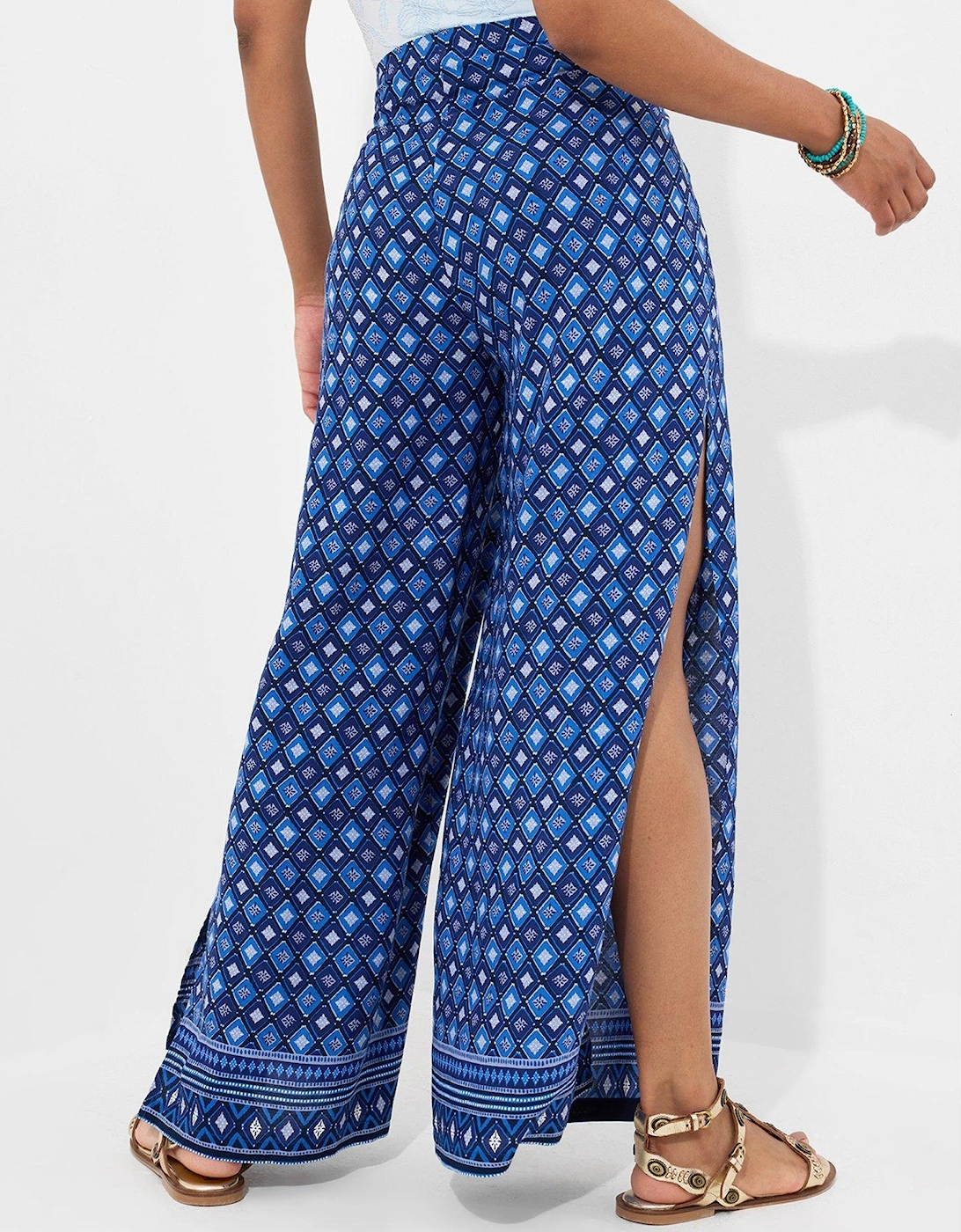 That's A Wrap Beach Trousers - Blue