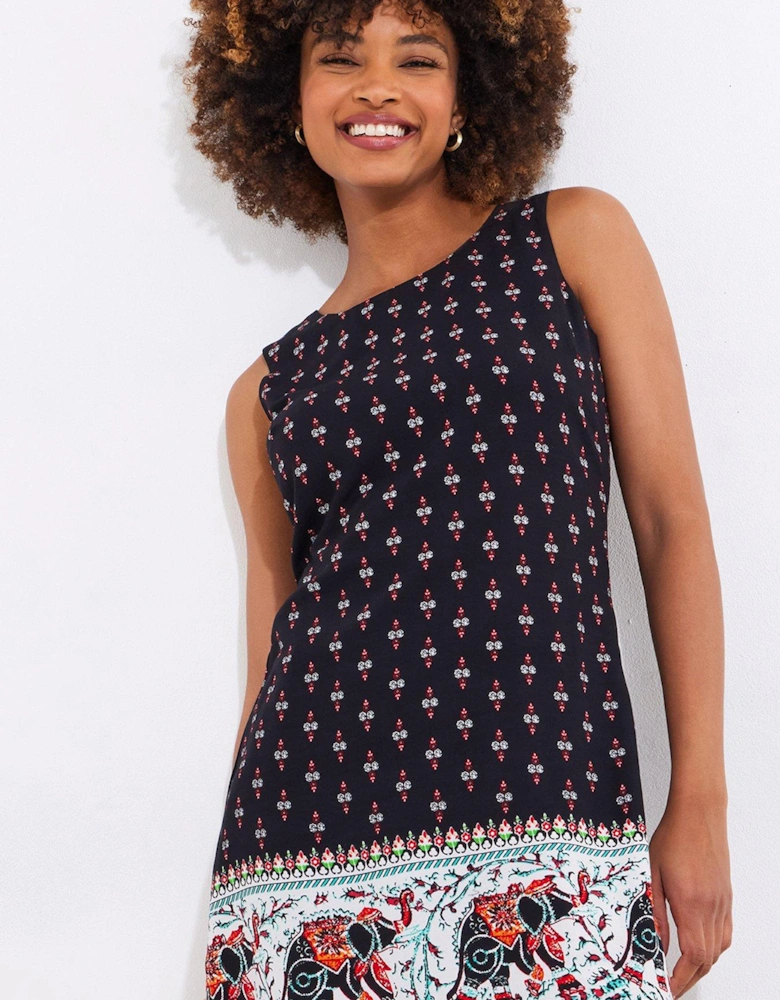 Elegant Elephant Tunic - Black