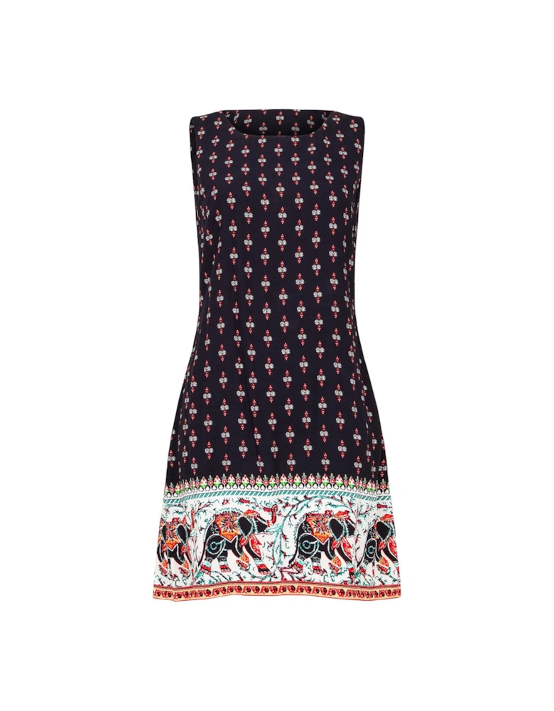 Elegant Elephant Tunic - Black