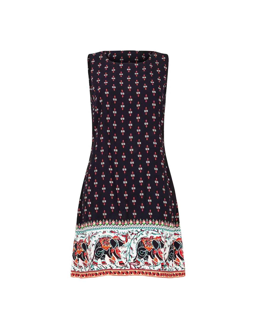 Elegant Elephant Tunic - Black