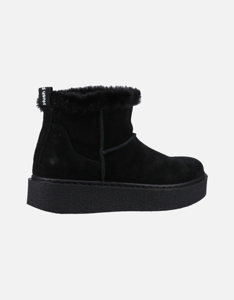 Becca Suede Women's Black Winter Ankle Boots