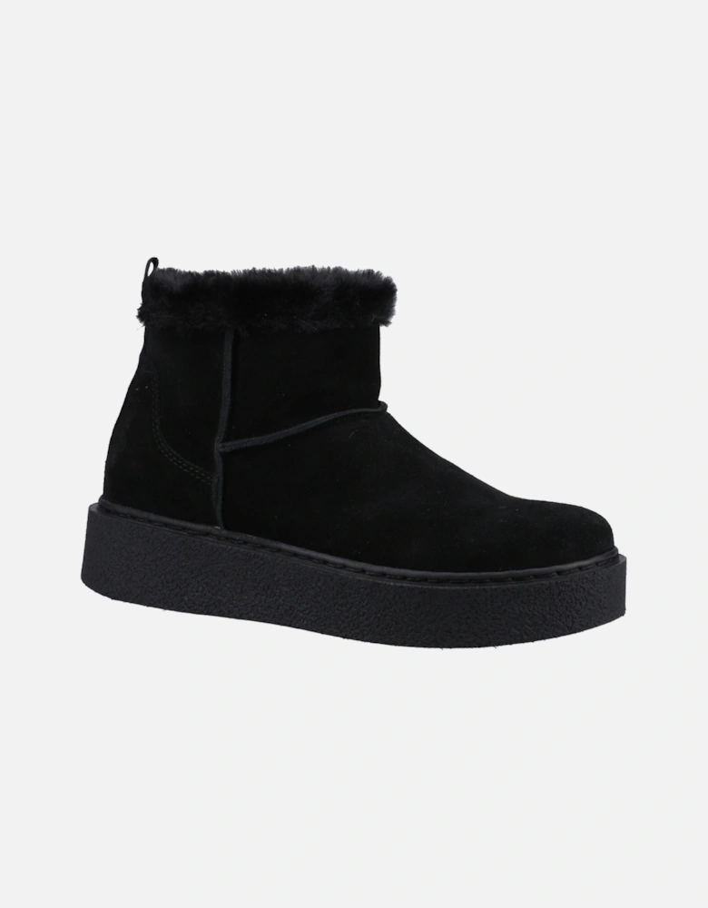 Becca Suede Women's Black Winter Ankle Boots