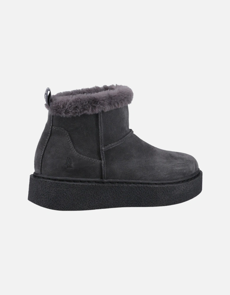 Becca Suede Women's Charcoal Winter Ankle Boots