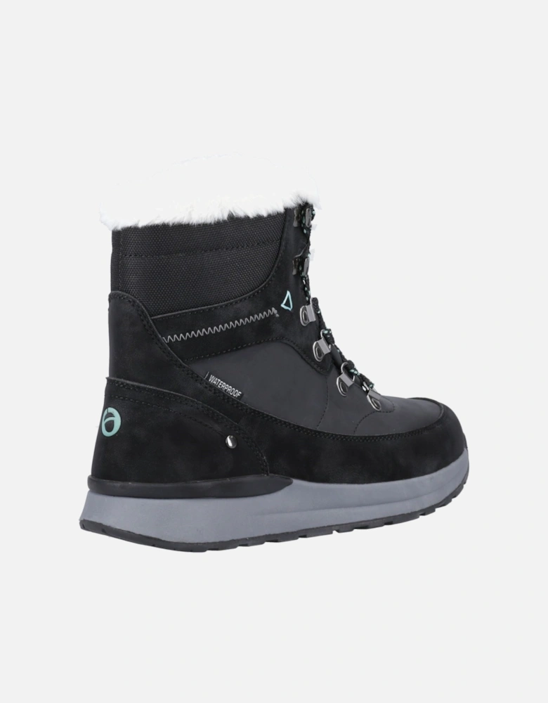 Sheephouse Textile Women's Black Hiking Boots