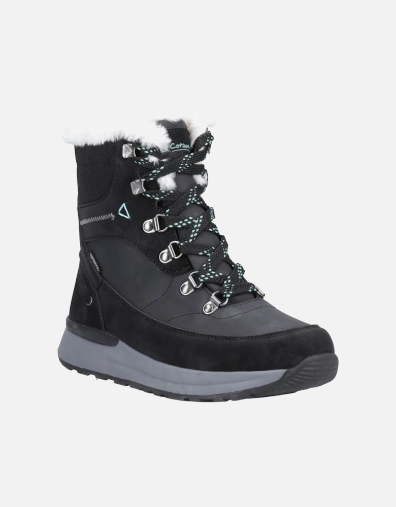 Sheephouse Textile Women's Black Hiking Boots