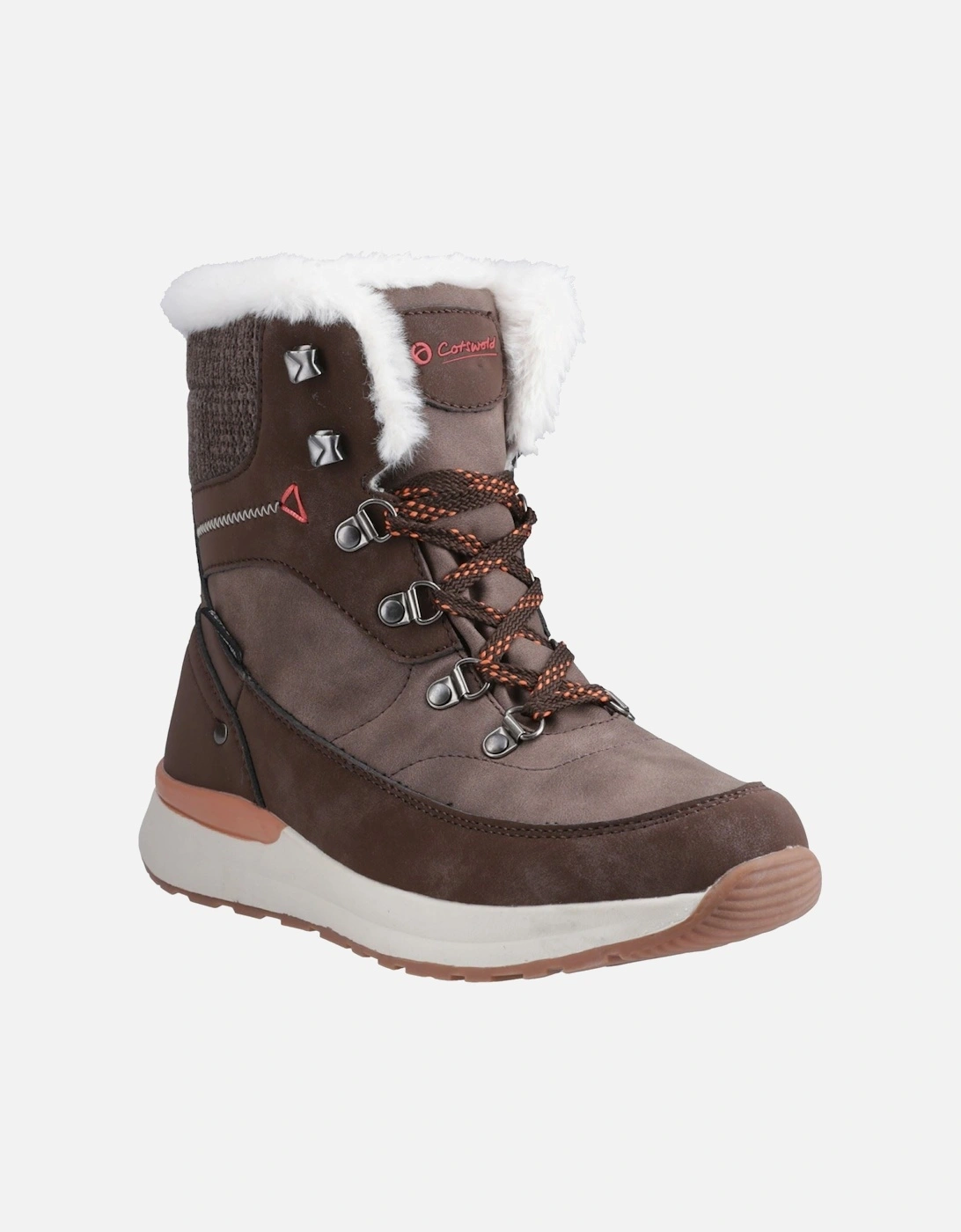 Sheephouse Textile Women's Brown Hiking Boots