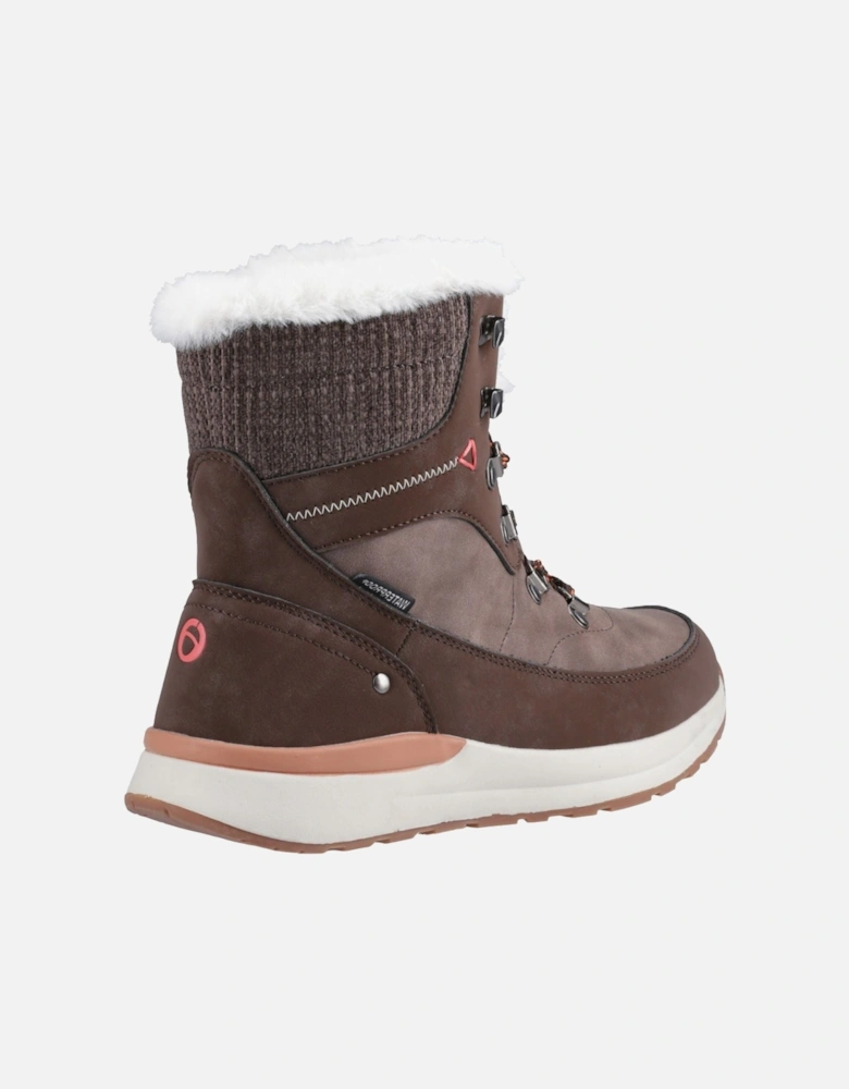 Sheephouse Textile Women's Brown Hiking Boots