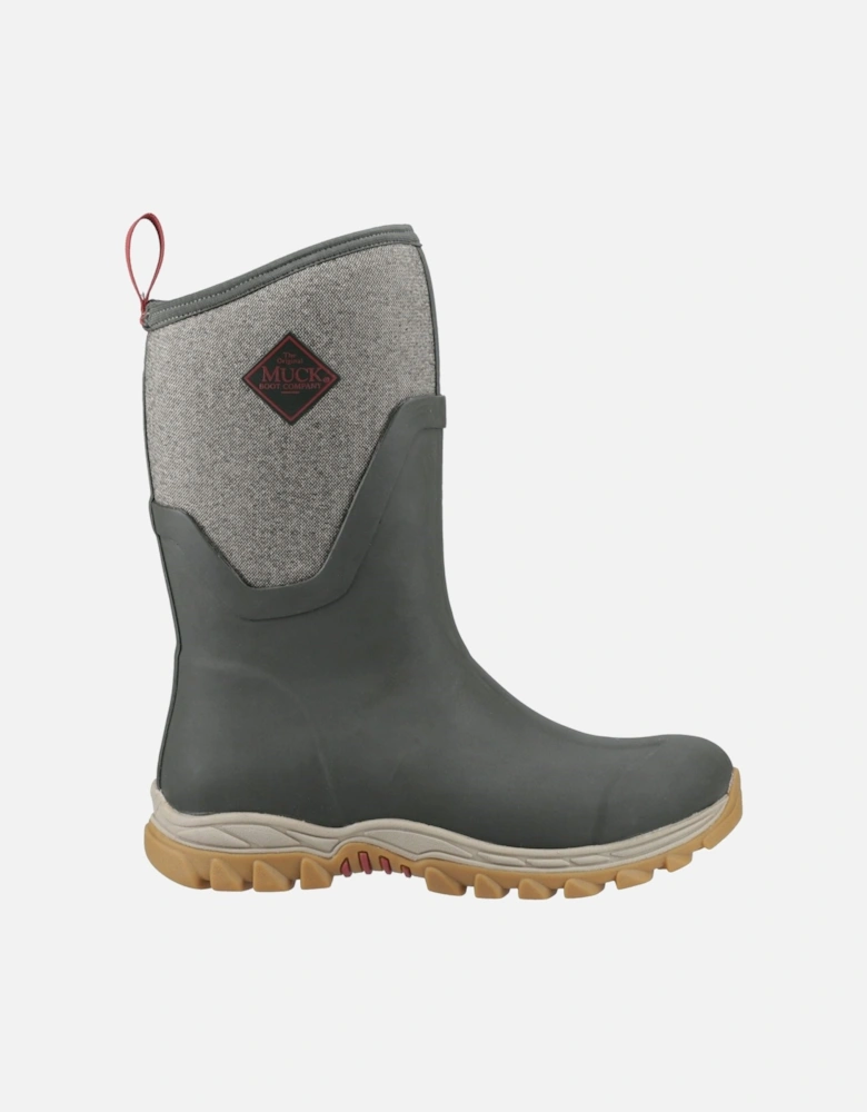 Muck Boots Arctic Sport II Mid Rubber Women's Olive/Herringbone Winter Mid Calf Boots