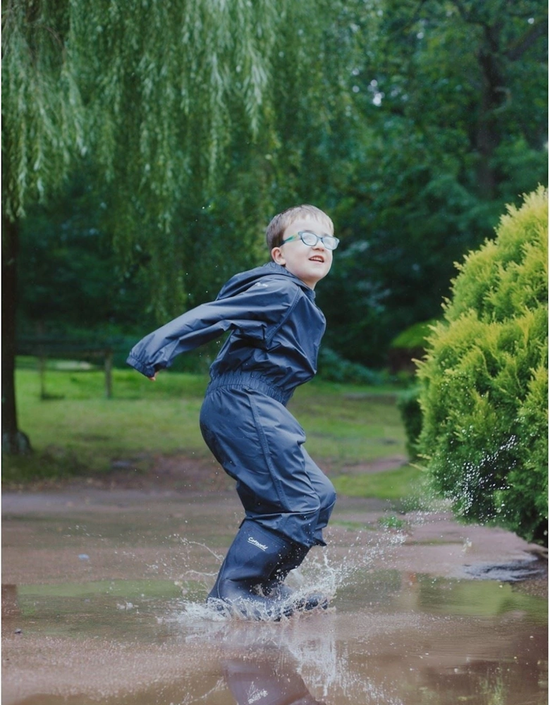 Hilly Neoprene TPR+Neoprene Navy Wellington Boots