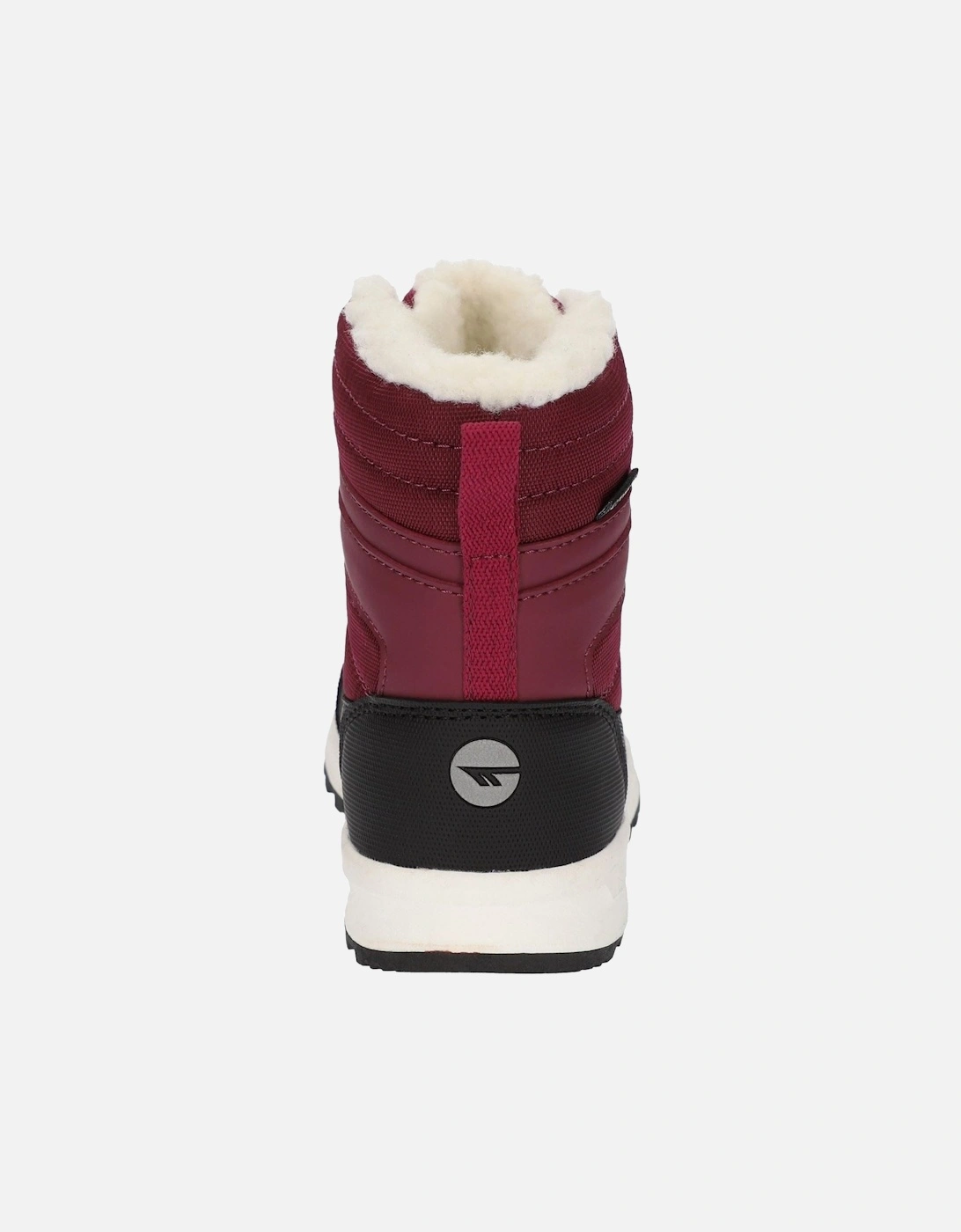 Leo Nylon Berry Winter Mid Calf Boots