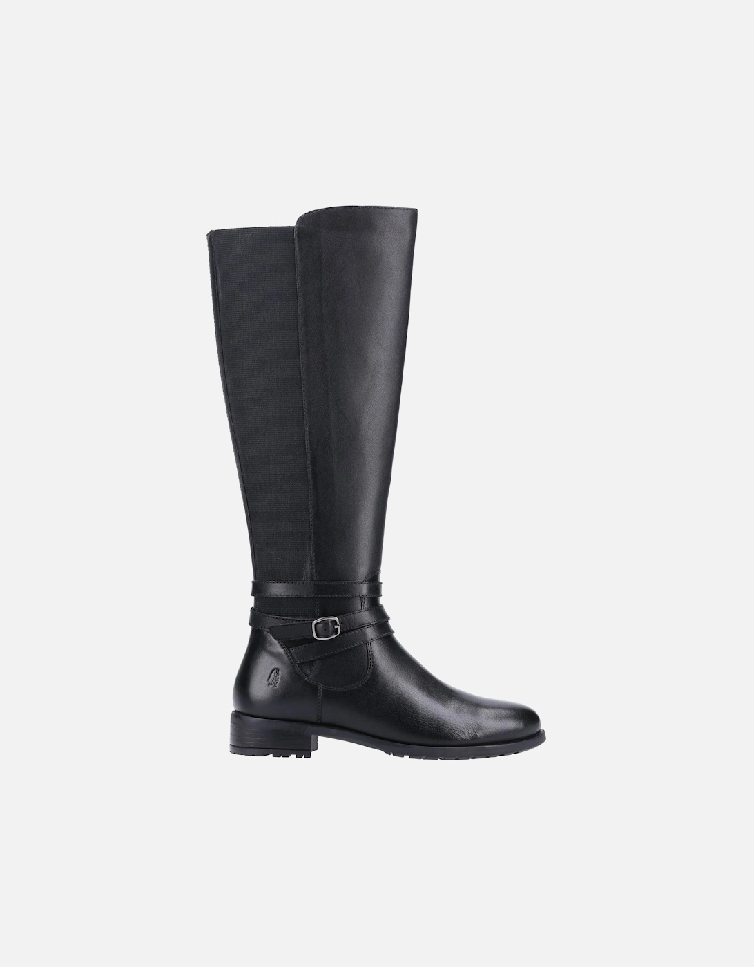 Vanessa Leather Women's Black Heeled Knee High Boots