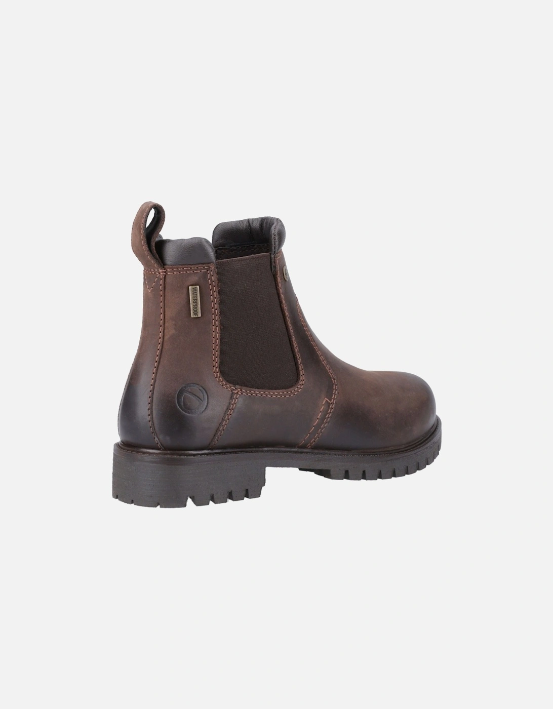 Pamington Leather Women's Brown Flat Chelsea Boots, 10 of 9