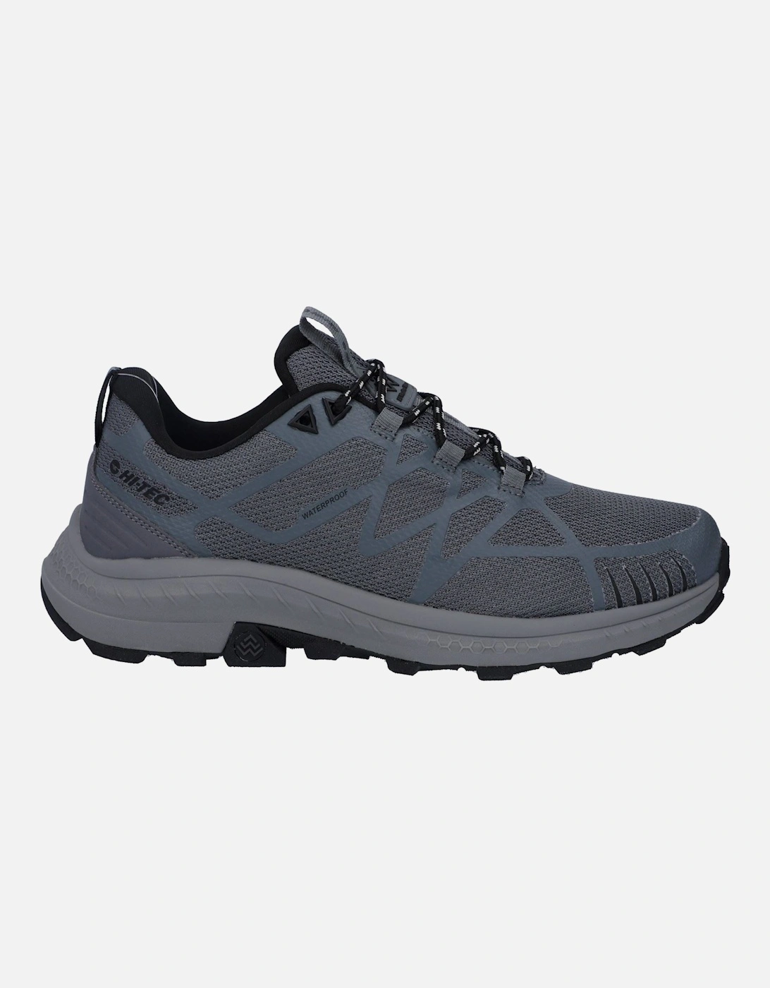 Mauna Polyester Men's Grey/Black/Black Hiking Boots