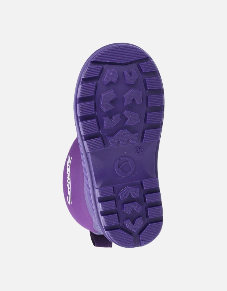 Hilly Neoprene TPR+Neoprene Purple Wellington Boots