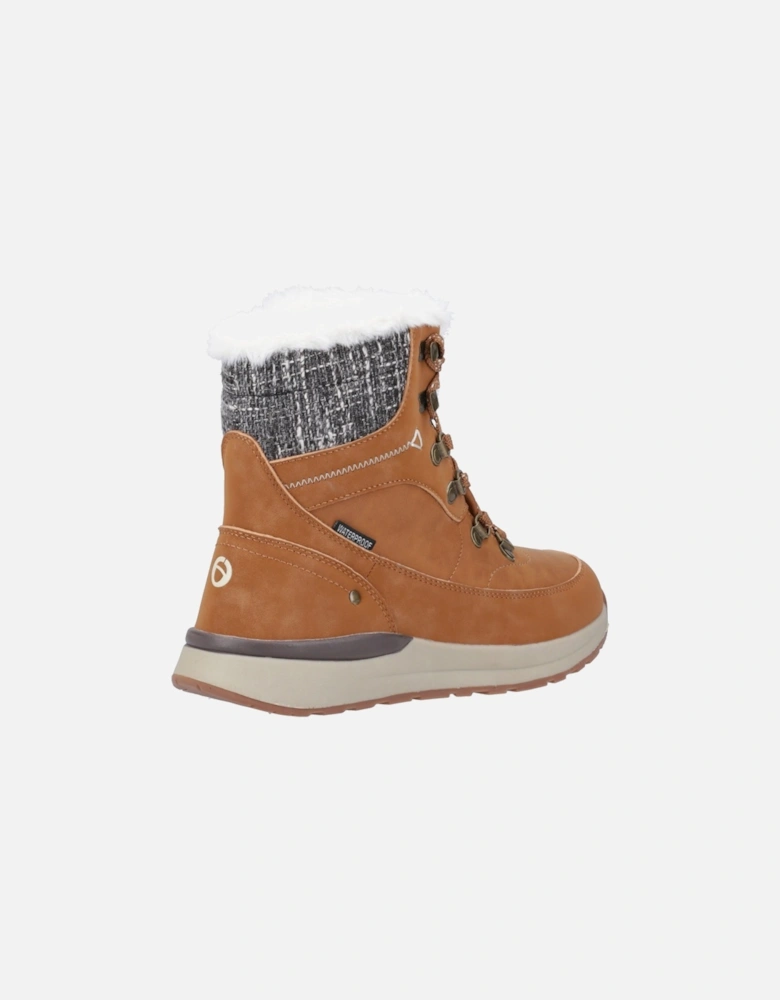 Sheephouse Textile Women's Tan Hiking Boots