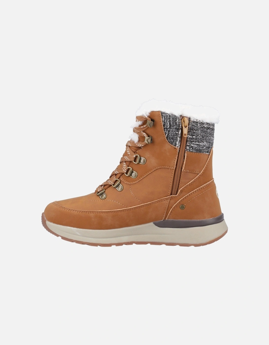 Sheephouse Textile Women's Tan Hiking Boots