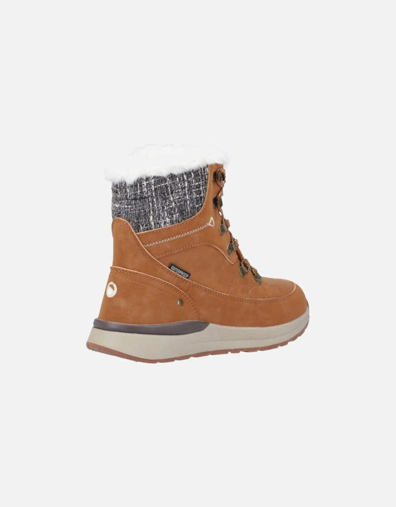Sheephouse Textile Women's Tan Hiking Boots
