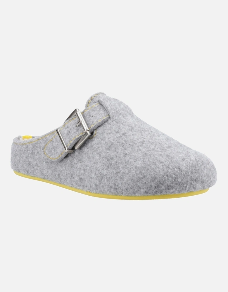 Good 90% Recycled RPET Polyester Women's Grey Slippers