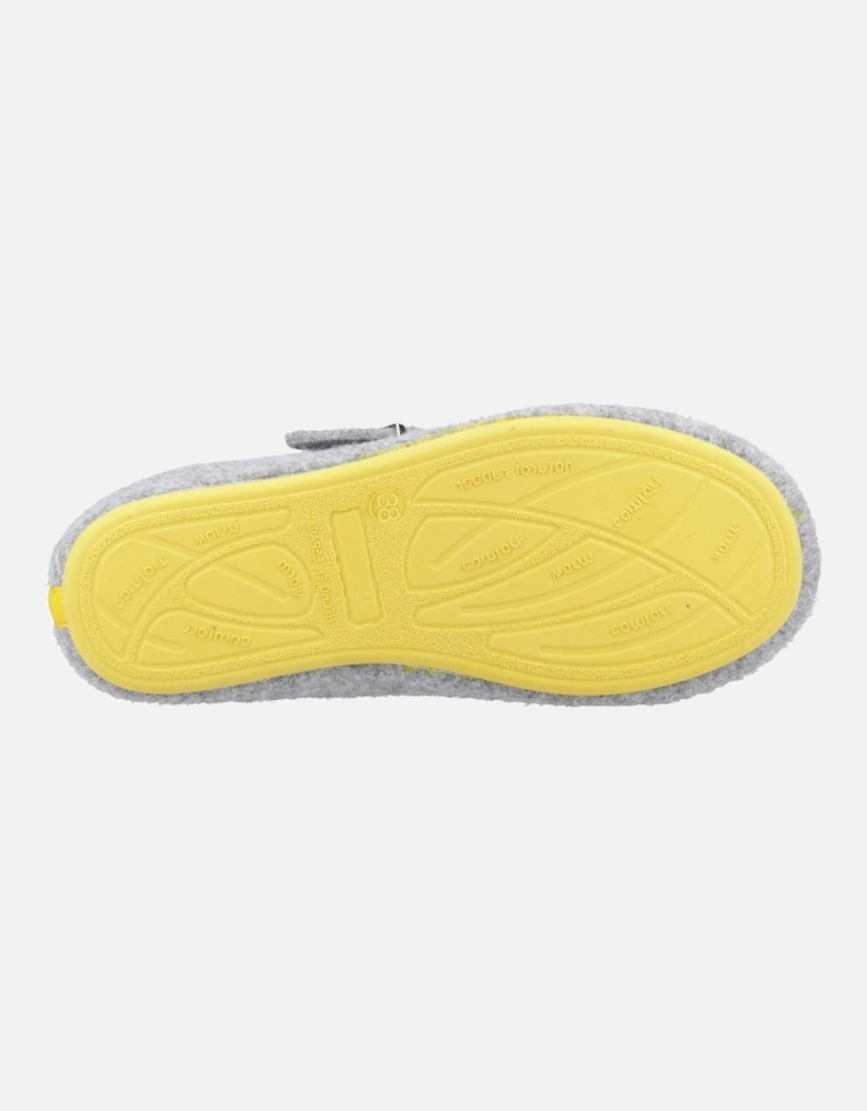 Good 90% Recycled RPET Polyester Women's Grey Slippers