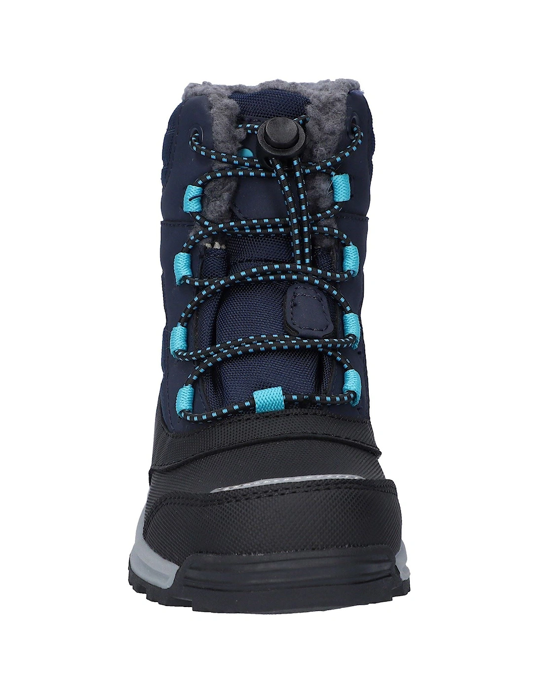 Leo Nylon Bluenights/Black/Peacock Blue Winter Mid Calf Boots