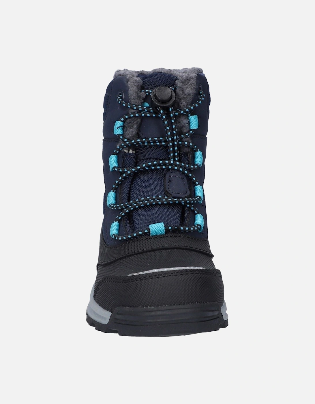 Leo Nylon Bluenights/Black/Peacock Blue Winter Mid Calf Boots