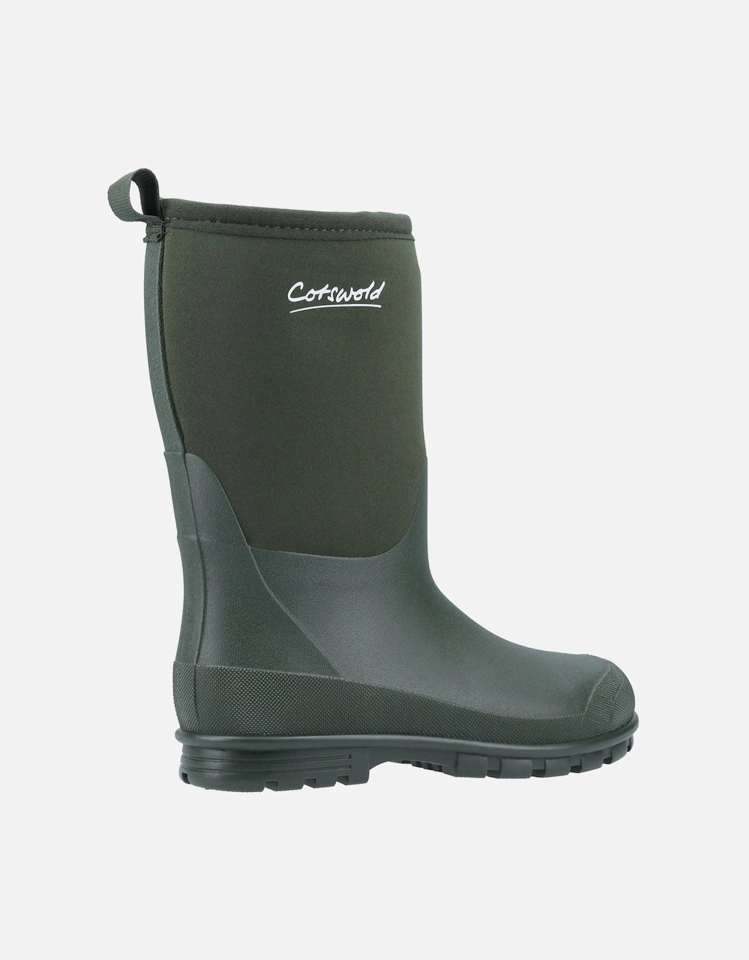 Hilly Neoprene TPR+Neoprene Green Wellington Boots
