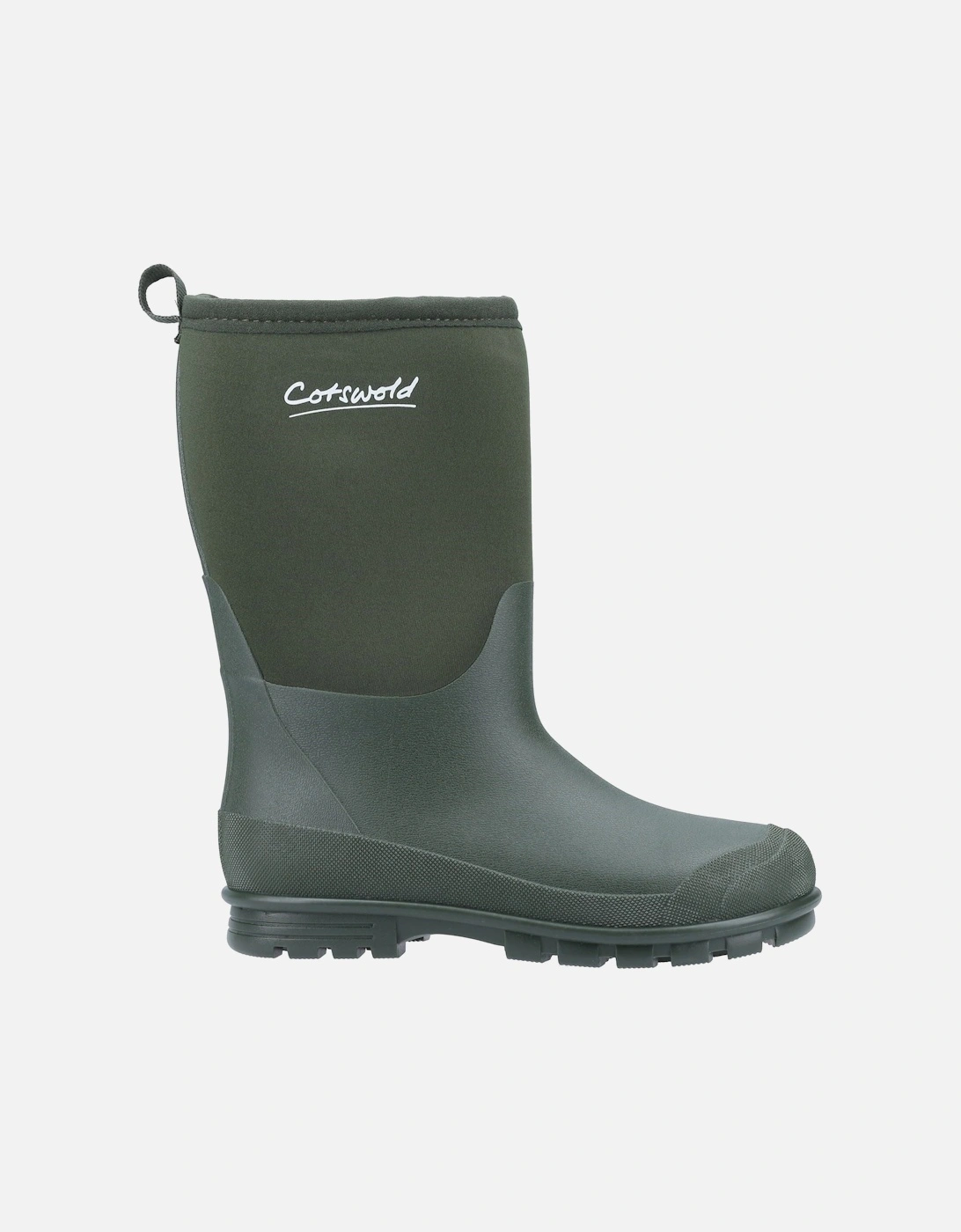 Hilly Neoprene TPR+Neoprene Green Wellington Boots