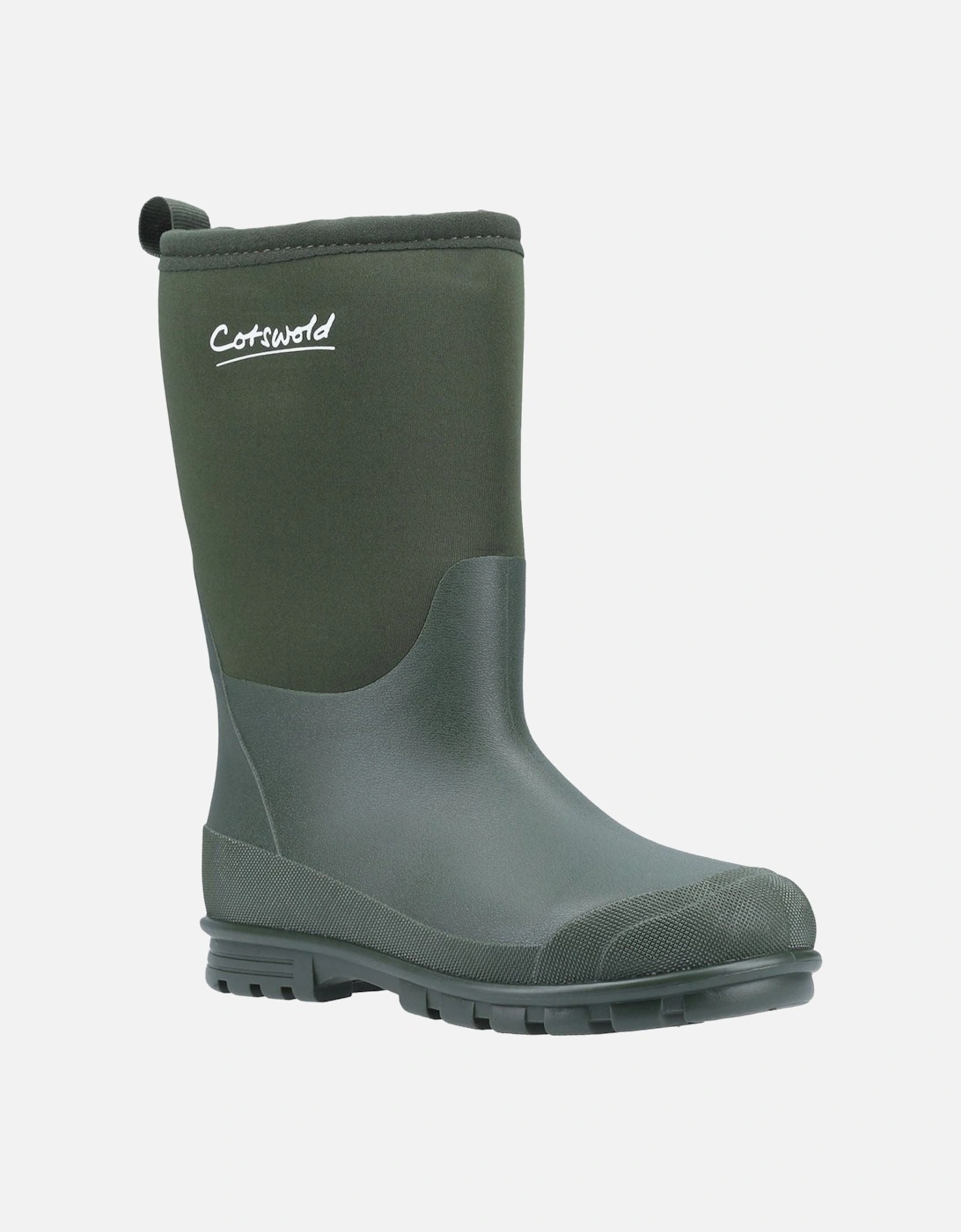 Hilly Neoprene TPR+Neoprene Green Wellington Boots