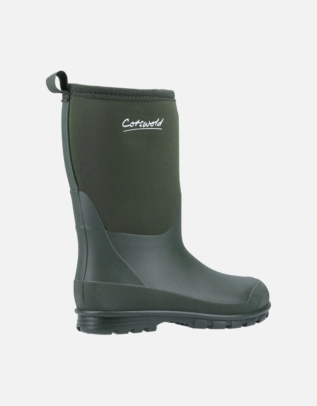 Hilly Neoprene TPR+Neoprene Green Wellington Boots