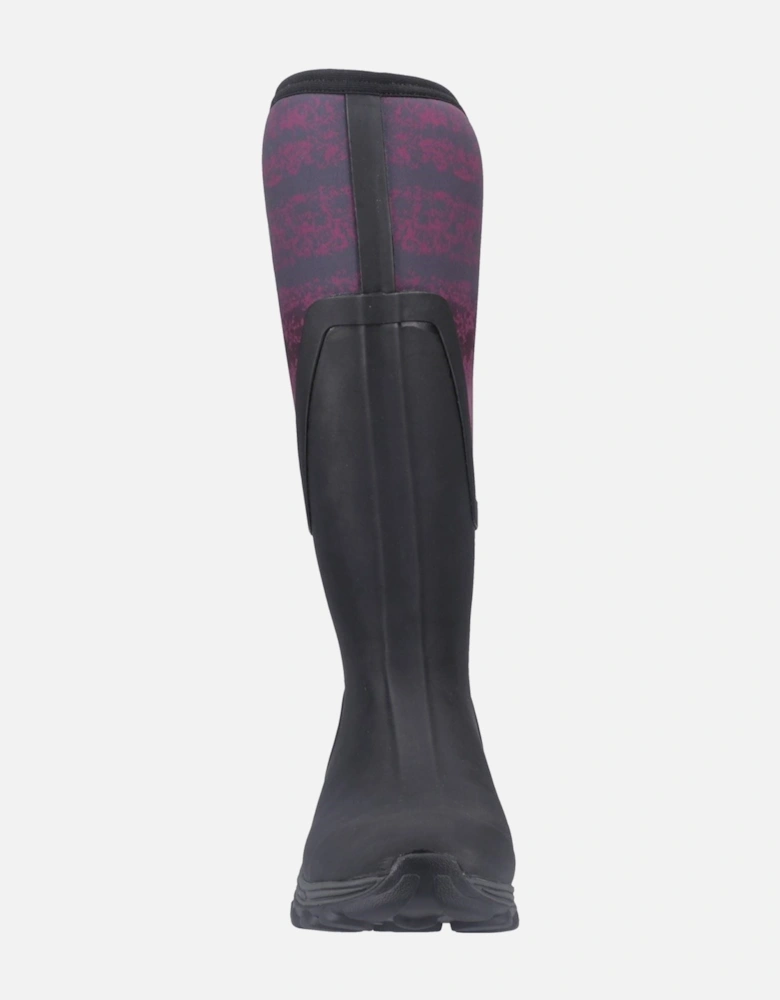 Muck Boots Arctic Sport II Tall Rubber Women's Black/Magenta Fade Winter Knee High Boots