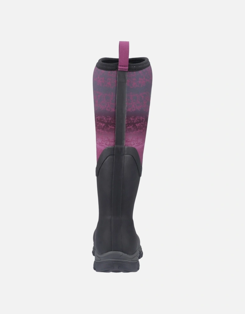 Muck Boots Arctic Sport II Tall Rubber Women's Black/Magenta Fade Winter Knee High Boots