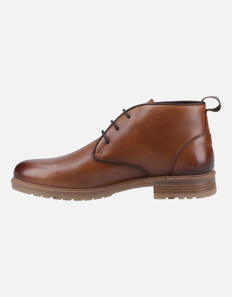 Ricky Leather Men's Tan Ankle Boots
