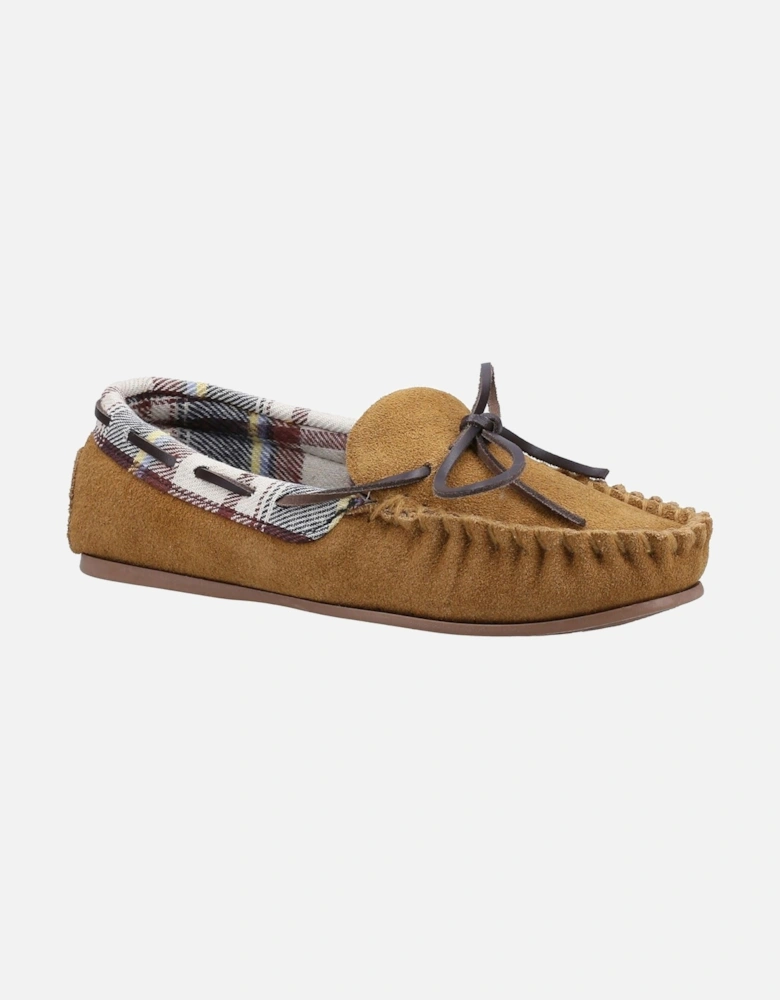 Chatsworth Suede Women's Tan Slippers