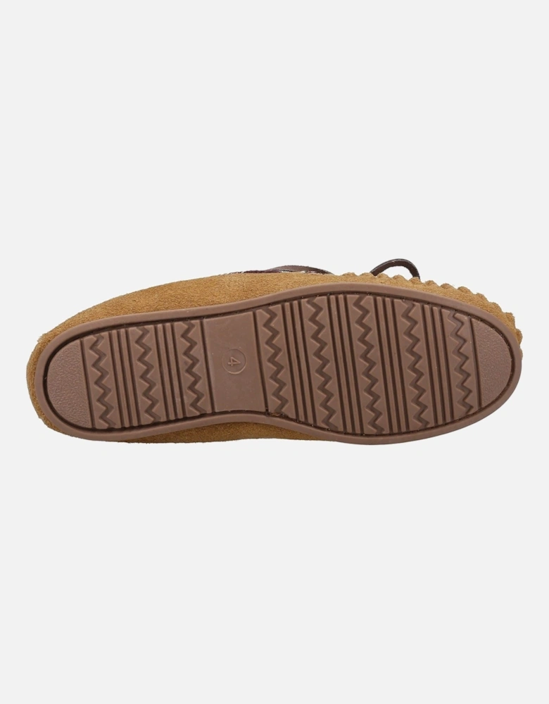 Chatsworth Suede Women's Tan Slippers